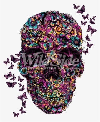 Skull Of Butterflies