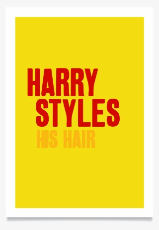 Harry Styles His Hair - Poster