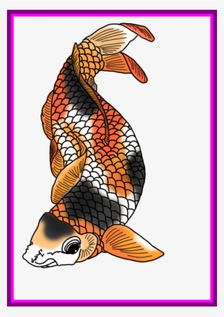 The Best Colorful Koi Fish Drawings Pict Of Png Clipart - Koi Fish Png