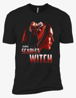 Marvel Infinity War Scarlet Witch Profile Premium T-shirt - Infinity War Scarlet Witch Shirt