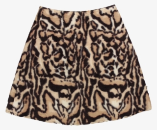 1960's Leopard Mini Skirt - Miniskirt