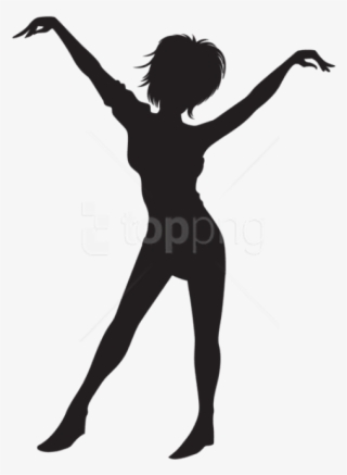 Free Png Dancing Girl Silhouette Png - Silhouette Dance Png Disco