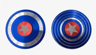 Captain America Marvel Super Heroe Shield Fidget Spinner - Circle