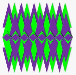 Geometric Graphic 3d Violet Lime 821916 - Illustration
