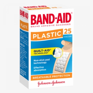 band-aid plastic strips 25 pack - band aid