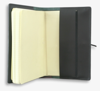 Large Leather Notebook Cover - Wallet