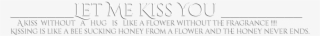 Kissing Png - Love Png Text White