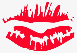 Kiss Clip Lips Transprent Png Free Download - Art Lips Drawing