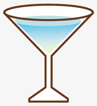 Martini Cocktail Transprent Png - Cartoon Martini Glass