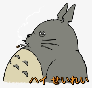 My Stoned Neighbor Totoro T-shirt At Teepublic - Cartoon