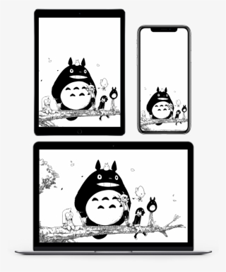 Sen And Kai Totoro Wallpaper - Cartoon