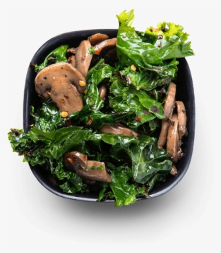 Grilled Kale & Mushrooms - Spring Greens