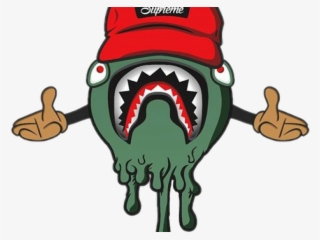 Toons Clipart Bape - Supreme Bape Shark Logo