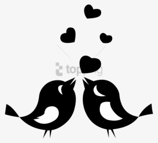 Free Png Download Love Birds Silhouette Png Images - Love Birds Clipart Png