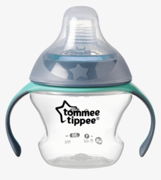 Closer To Nature Bottle Transition Cup - Mealtime Trainer Cup Tommee Tippee