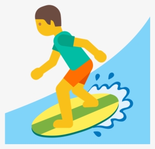 Emoji U1f3c4 200d - Surfing Emoji