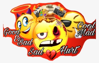 #challenge #contest #emoji #good #bad #sad #hurt #cool - Cartoon