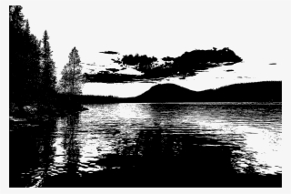 Big Image - Lake Silhouette