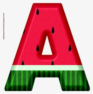 Melancia Alfabeto Png - 0 Watermelon Alphabet U