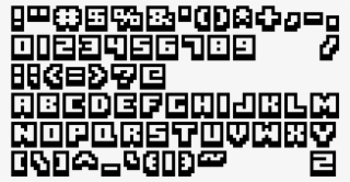 Pixel Letters Png