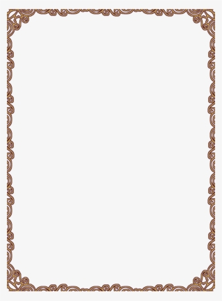 Certificate Border Transparent Background - Picture Frame