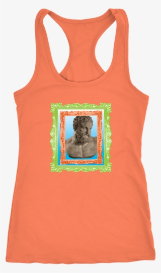 Awesome Statues In Neon Frames Tank & Tee, Many Colorways - T-shirt