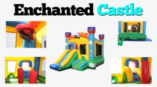 Enchanted Castle Inflatable Bounce House - Inflatable