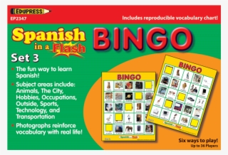 Tcr62347 Spanish In A Flash Bingo Game Set 3 Image - Graphic Design