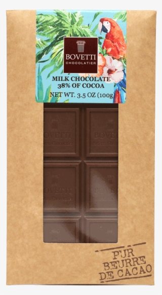 French Milk Chocolate Bar, 100g - Bovetti