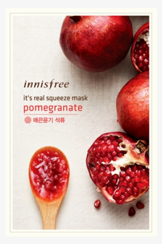 A Mask With Freshly Squeezed Pomegranates To Make The