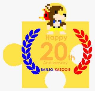Banner Transparent Stock The Year Of And Kazooie By - Super Mario Bros 25th Anniversary
