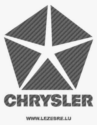 Chrysler Logo Carbon Decal 5 - Chrysler Pentastar