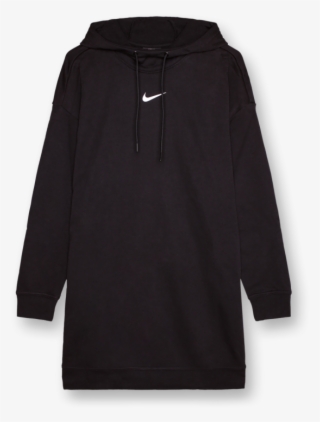 Nike Wmns Nsw Swoosh Hoodie Black/black/white - Sweatshirt