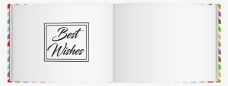 Best Wishes Hardback Celebration Guest Book - Paper Product