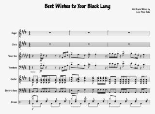 Best Wishes To Your Black Lung Sheet Music Composed - Made Alive Guitar Song