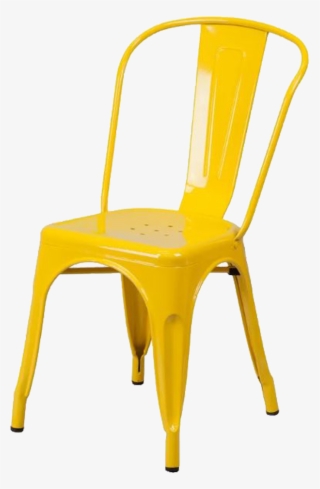 Metal Yellow Chair - Outdoor Yellow Chair