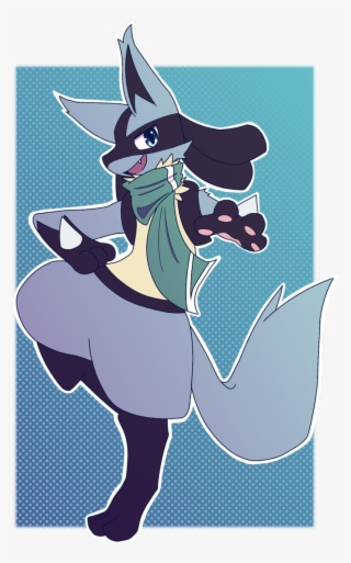 Basically When I Was Making My Sona It Was Either Lucario - Cartoon