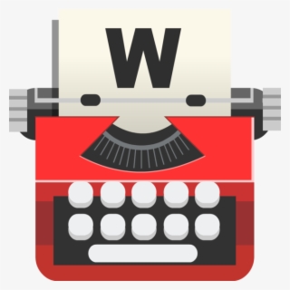 Typewriter Clipart Red - Typewriter Icon Png