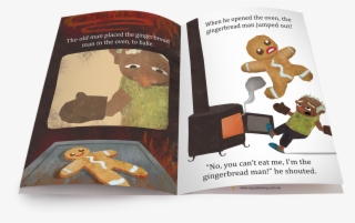 The Gingerbread Man Educational Big Book Example Page - Illustration