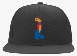 Man Walking Emoji 6297f Yupoong Flat Bill Twill Flexfit - Baseball Cap