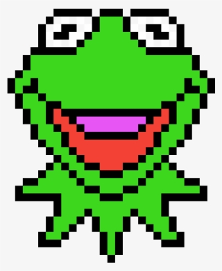 Kermit The Frog Here - Cute Pixel Art Minecraft