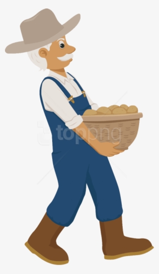 Free Png Images - Transparent Background Farmer Clipart