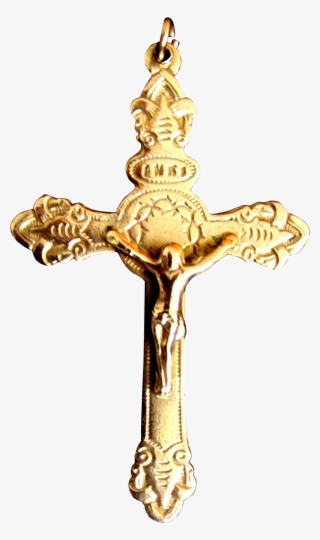 Ornate Cross Png - Solid Gold Crucifix