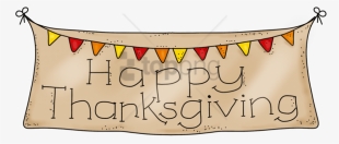 Free Png Download Thanksgivingtransparent Background - Thanksgiving Banner Clip Art