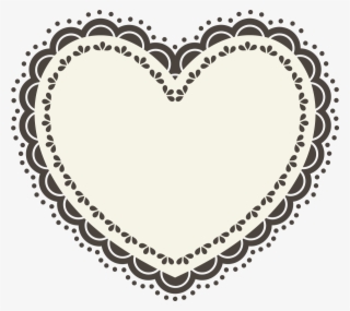doily heart clipart - link di san valentino