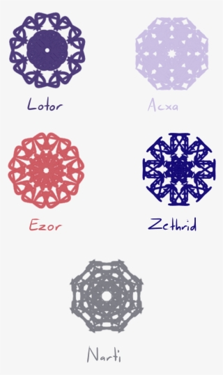 And Some More Voltron Doily Designs - Illustration