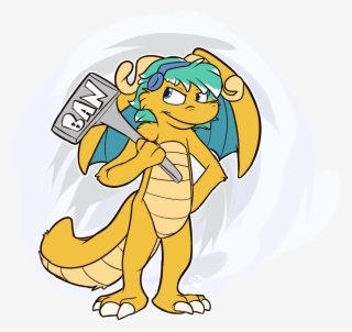 Dragonite Seizing Scammers Colorized - Cartoon