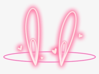 #loop #ring #bunny #bunnyears #pink #glow #filter - Heart