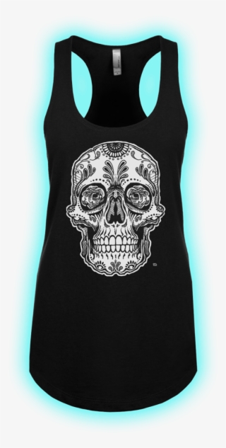 Skull Ideal Tank Front Transparent PNG - 1000x1349 - Free Download on ...