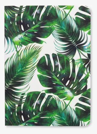 Tropical Leaf Handbag Notes Palm Leaf Print - Tropical Leaf